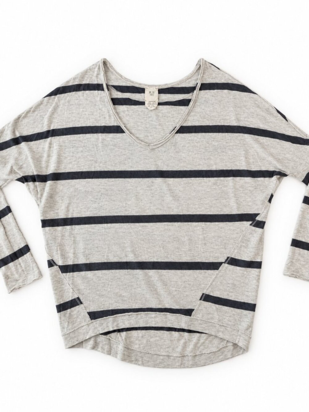 Free People We The Free Upstate Striped Oversized Shirt XS
